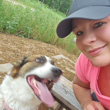 Dog with Woman